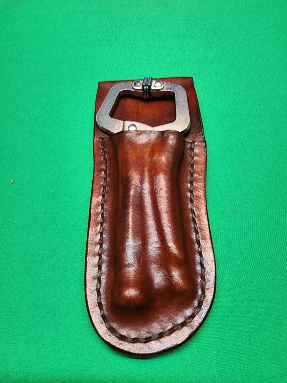 New Homemade Leather Pouch with Mastercraft Mini Vice Grips - Picture 2 of 8